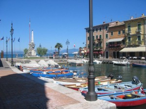 Lazise Hafen am Gardasee