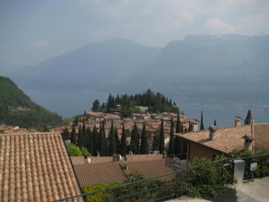 Pieve Gardasee Dorf Blick